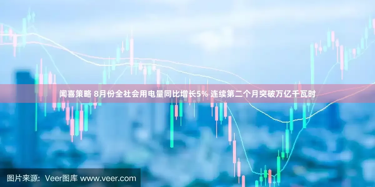 闻喜策略 8月份全社会用电量同比增长5% 连续第二个月突破万亿千瓦时