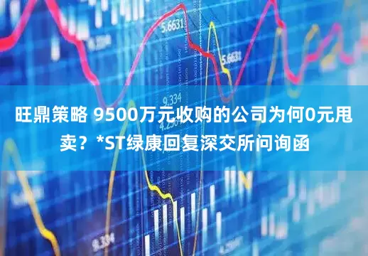 旺鼎策略 9500万元收购的公司为何0元甩卖？*ST绿康回复深交所问询函